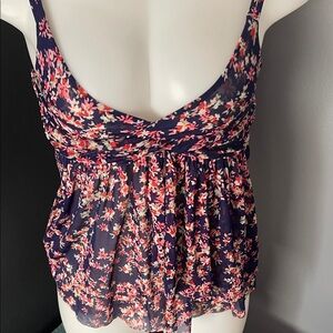Floral Print Sleeveless top